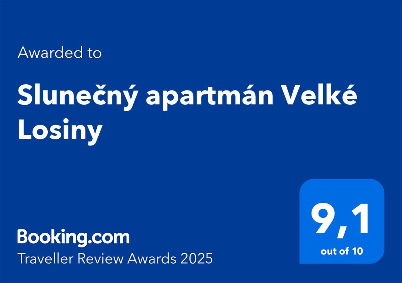 Slunecny Apartman Velké Losiny Екстериор снимка